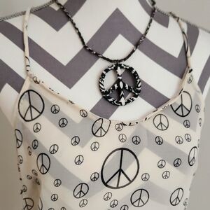 Peace Sign Racerback